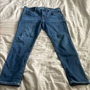 American Eagle Blue Jeggings with Classic Fit